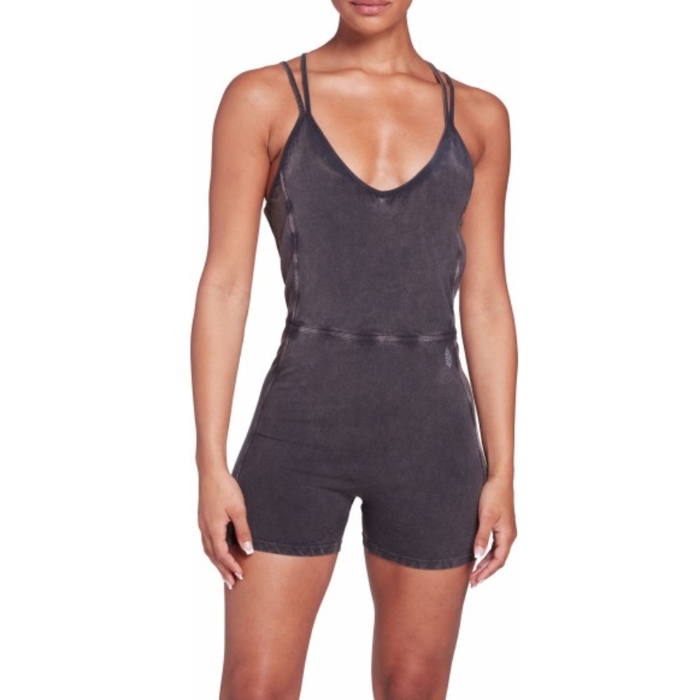 NWOT Free People Hot Shot Shortsie Romper